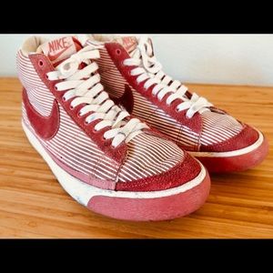 Nike pinstripe RED rare Blazers